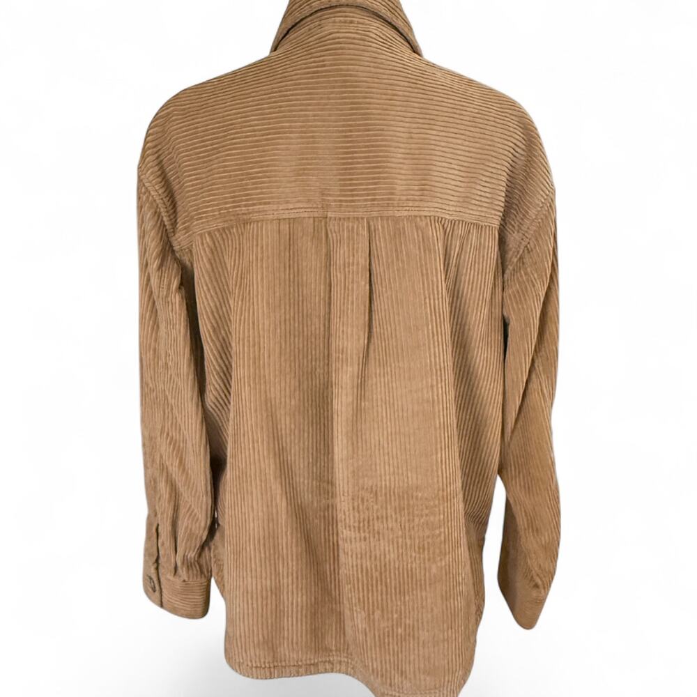 American Eagle (Ae) Large Button Down Tan Corduro… - image 6